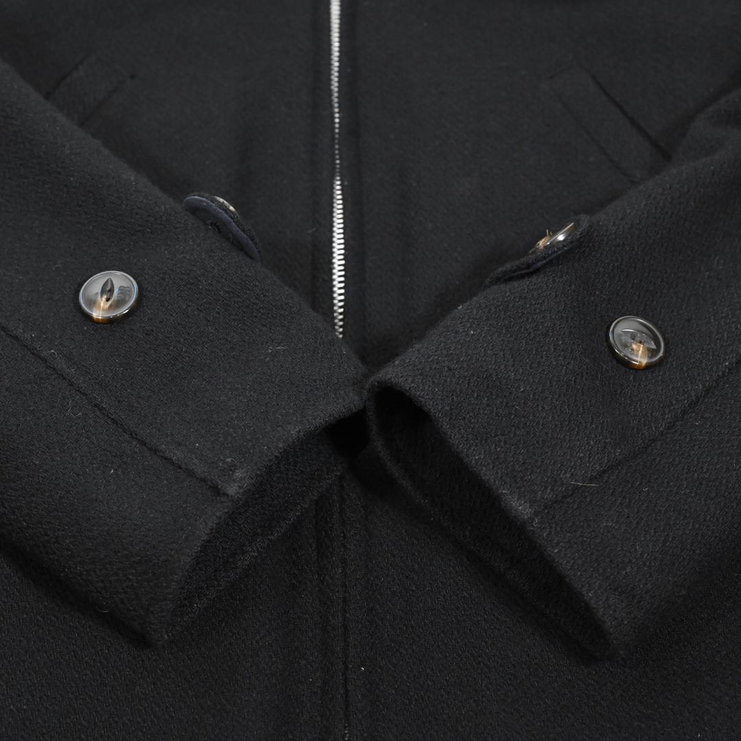 ネイバーフッド　ジップアップ　ウールジャケット　ブラック　Mサイズ