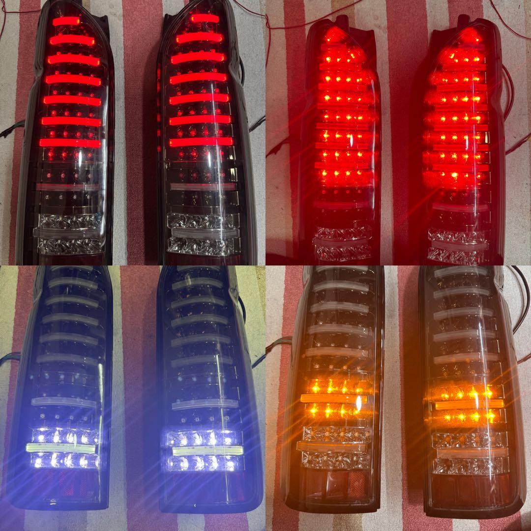 ハイエース 綺麗 ヴァレンティ テールランプ テール シーケンシャル